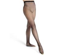 Capezio Studio Basics - Calze a rete da donna, senza cuciture, nero, Medium