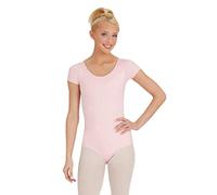 Capezio Womens Team Basic Short Sleeve Leotard (TB133) -Pink -Large