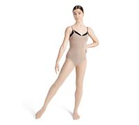 Capezio Women's Ultra Soft Body Tights - Moisture Wicking, Semi-Opaque Fabric with Transition Opening for Footed or Footless Use, Ideal for Dance and Performance, Nude, Small/Medium