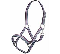 HKM SPORTS EQUIPMENT Genf Cavezza, Braun/Grau/Pink/Blau, Pony