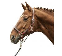 Hkm Hkm 4000315831777 - Cavezza Morbida in Pelle, 2400, Colore: Marrone