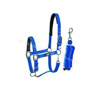 CAPEZZA PER CAVALLI IN NYLON COMPLETA DI LUNGHINA