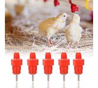 Capezzoli per Acqua di Pollo, Capezzoli di Pollo Wainer a 360 Gradi per Alimentatori per Capezzolo Ad Acqua Pollame da 100 Pezzi da 100 Pezzi Alimentatore d' di Automatico per Le Anatra