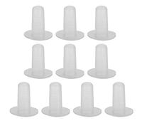 Capezzolo del latte di vitello 10Pc, capezzolo della bevanda della mucca del bestiame del silicone Morbido ciuccio neonato Forniture per l'alimentazione degli animali da allevamento(Trasparente)
