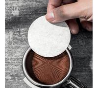 CAPFEI Filtri per caffè espresso 54 mm, 500 pezzi Unbleached Round Coffee Paper Filters Puck Screen per filtro portafiltro 54 mm
