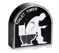 Capgoost Clessidra da toilette da 5 minuti, timer da toilette, clessidra creativa per sgabello da toilette, strumento per sincronizzare le spazzole per bambini, giocattolo decorativo per la casa, rega