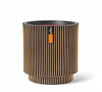 Capi Europe - Vaso cilindrico Groove NL - 35x38 - Oro - Apertura Ø35 - Vaso da interno e da esterno - KGVGB882