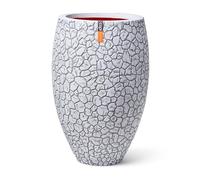 Capi Europe - Vaso elegante deluxe Clay NL - 51x72 - Avorio - Apertura Ø51 - Vaso da interno e da esterno - KIVC1138