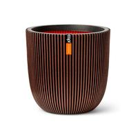 Capi Europe - Vaso palla Groove NL - 35x34 - Rame - Apertura Ø35 - Vaso da interno e da esterno - KGVCO932