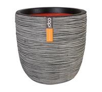 Capi Europe - Vaso palla Rib NL - 43x41 - Antracite - Apertura Ø43 - Vaso da interno e da esterno - KOFZ933