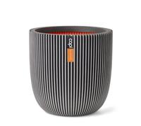 Capi Europe - Vaso sferico Groove NL - 35x34 - Antracite - Apertura Ø35 - Vaso da interno e da esterno - KGVZ932