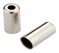 Capi Guaina Freno Bici Aperti 5mm Ottone Cromato - 200 Pezzi