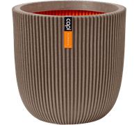 Capi Vaso Ball - Groove - 54x52 cm - Taupe