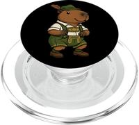 Capibara Bavarese Tedesco Costume Amante Animali Zoo Ragazzi Uomini PopSockets PopGrip per MagSafe