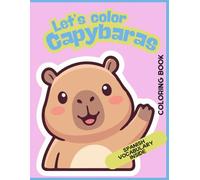 Capibara Coloring Book: Spanish Vocabulary