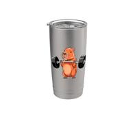 Capibara con bilanciere - Palestra - Sport - Cool Capybara Vibes Bicchiere termico in acciaio inox doppia parete