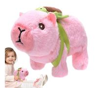 Capibara con Zaino Tartaruga - Morbido da Camminata Elettrico, Adorabile Capibara Interattivo | Regalo per ragazzi, ragazze, compleanno di bambini, decorazioni per la sa