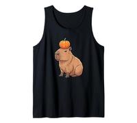 Capibara con Zucca sulla Testa Carino Capybara Halloween Canotta