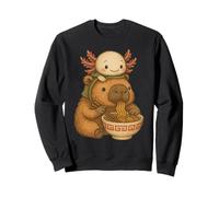 Capibara e axolot Zaino Ramen Kawaii Capibara & Axolotl Felpa