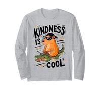 Capibara e Coccodrillo La gentilezza è Bella Sii Gentile Bambini positivi Maglia a Manica