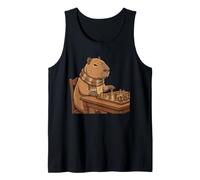 Capibara Giocare a Scacchi Canotta