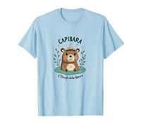 Capibara: Il Filosofo della Natura Maglietta, Uomo, Celeste, L