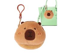Capibara Keychain - Ciondolo per giocattoli di roccia, borsa per cuffie, mini portamonete | bel design Capibara, Soft Pelpa Storage Accessories Girls Muj, Strabismo, Siehe Beschreibung