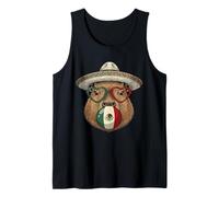 Capibara Messicana Poncho Cinco De Mayo Fiesta Sombrero Meme Canotta