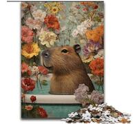 Capibara nella vasca da bagno, puzzle da 1000 pezzi per adolescenti e adulti, giocattoli da gioco stimolanti Ogni pezzo è unico Gioco stimolante e divertente per tutta la famiglia (50x75cm)