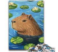 Capibara of The Pond Puzzle da 2000 pezzi per adulti, gioco stimolante, ideale come regalo per tutta la famiglia (70X100cm)