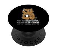 Capibara Quando dubiti di te stesso ricorda che non sei solo PopSockets PopGrip Adesivo