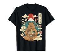 Capibara Ramen Tagliatella Giapponese Kawaii Maglietta
