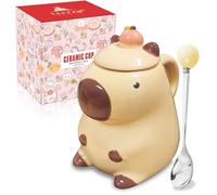 Capibara Regali per le donne divertenti tazze da caffè regalo di compleanno unico per le donne le sue ragazze Kawaii tazze da tè novità amicizia Natale figlia regali in ceramica Capybara tazza con