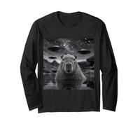 Capibara Selfie con strani UFO Maglia a Manica
