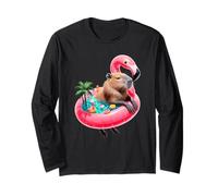 Capibara Spiaggia Estate Vacanza Maglia a Manica