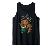 Capibara stregato Ramen nel calderone Kawaii Halloween Canotta