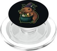 Capibara stregato ramen nel calderone kawaii Halloween PopSockets PopGrip per MagSafe