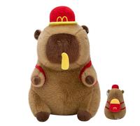Capibara Toy, Capibara per bambini - Riempi i giocattoli per bambole Carpincho - Casa e decorazione elastica per camera da letto, auto, sala giochi, soggiorno riempie l'aspetto innocente