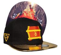 Capiche [99+ Designs] Cappello da Baseball Pirati Oro, Go for Gold, Berretto Estivo, Caccia al Tesoro, Tema dei Pirati, Visiera in Metallo con Perle d'oro, Pirata, Ricco e Facoltoso
