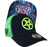 Capiche [99+ Designs] Cappello da Camionista Nero, Infermiera Maledetta Camionista, Maledetta, Neon, a Rete, Baseball Nero e Verde, Stile Horror