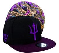 Capiche [99+ Designs] Snapback cap, Idra, Cappello da Baseball Uomo, Berretto, Snap Mitologia Greca, Mostro, Sottoterra, Arte Tatuaggio, Nero e Viola, Grecia