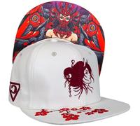 Capiche [99+ Varianti] Cappellino Snapback Geisha [Robot] - Ricamo Geisha robotica, Fusione della Cultura Giapponese, Design Elegante per Gli Appassionati di Arte e Tecnologia