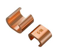 Capicorda Morsetti di diramazione in rame tipo C serie CCT, kit connettori for cavi paralleli e di testa a connessione rapida, 16 dimensioni fino a 700 mm²(CCT-365 1 piece)