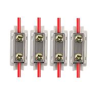 Capicorda Morsettiera da 4 pacchi, connettore diretto con filo da 10 mm², uno in uno, morsetto di transizione rame-alluminio(1106)