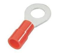 Capicorda Preisolati Ad Occhiello Rosso Foro 4Mm Per Cavo Unipolare 0,25-1,5 Mmq 10 Pezzi