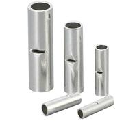 Capicorda Terminali intermedi pressati a freddo con giunto scoperto, confezione da 200, serie BN in rame stagnato, for collegamenti cavi da 0,75-10 mm²(BN2-200 PCS)