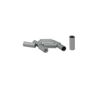 Wag 5 Mm Brake Cable Terminal 100 Units Argento Silver