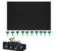 Capillary Mat, 47x39Inch Automatic Plant Watering Mat, Thicken Wicking Pad, Garden Irrigation Accessory, Hydroponics Supplies with Label Stakes for Outdoor Indoor Balcony Use
