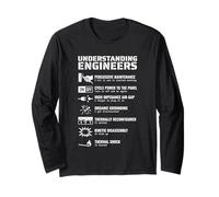 Capire Ingegneri Divertente Sarcastico ingegneria Design Maglia a Manica