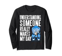 Capire Qualcuno Mi Rende Felice Psicologia Fan Maglia a Manica